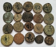 zestaw monet follis brąz Cesarstwo Rzymskie Starożytny Rzym 20 szt.