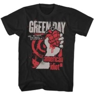 Green Day t-shirt unisex czarna bawełna (dł.-69 cm, szer.-50 cm)