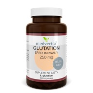 Suplement diety Medverita Glutation zredukowany 250 mg 60 kapsułek