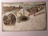 Kołobrzeg Kolberg łaźnia solna lit.sec 28.07.1896
