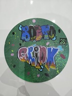 Praca artystyczna na płycie winylowej