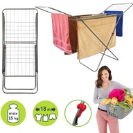 SUSZARKA DO UBRAŃ PRANIA BIELIZNY DUŻA ROZKŁADANA WOLNOSTOJĄCA BALKONOWA