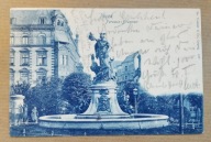 Poznań – Fontanna Perseusza | Perseus-Brunnen | 1899 rok | obieg Niemcy