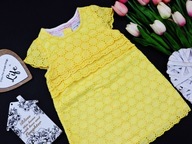 ROCHA LITTLE ROCHA - KANARKOWA SUKIENKA BOHO r 74