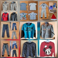 Zestaw ubrań 122 128 dla chłopca paka