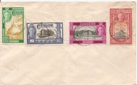 CEYLON -koperta FDC -1947 rok -seria znaczków