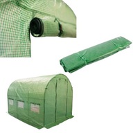 TUNEL FOLIOWY OGRODOWY SZKLARNIA OGRODOWA 300X200 6M2 ZIELONY