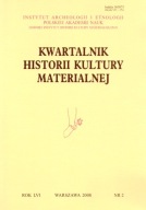 Kwartalnik Historii Kultury Materialnej Pluszownia Kaliska 1907 ostrogi
