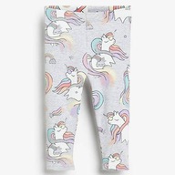 NEXT legginsy getry dziewczęce unicorn 68 cm