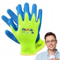 RĘKAWICE OCHRONNE RĘKAWICZKI OGRODOWE DLA DZIECI DZIECIĘCE ARHEM FAMILY R.4