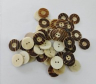 guzik myśliwski rogowy mały do marynarki myśliwskiej średnica 15 mm