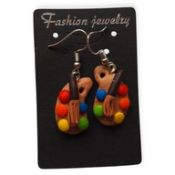 KOLCZYKI Z MODELINY Paletka Barw