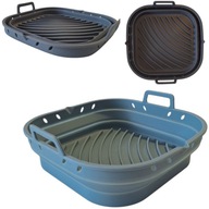 2xWKŁAD SILIKONOWY DO FRYTKOWNICY AIR FRYER BEZTŁUSZCZOWEJ FORMA PIECZENIA