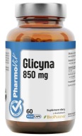 PharmoVit GLICYNA 850mg USPOKOJENIE PAMIĘĆ ZDROWY SEN Bez dodatków