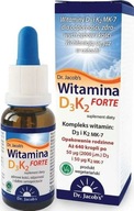 Witamina D3 K2 Forte 20 ml Dr Jacobs + Broszura