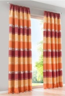 11926 ZASŁONY ŻAKARDOWE WZÓR MARA taśma KOMPLET 2 SZT 140 X 245