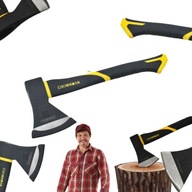 SIEKIERA ROZŁUPUJĄCA UNIWERSALNA DO RĄBANIA MOCNA SOLIDNA ZE STALI WĘGLOWEJ