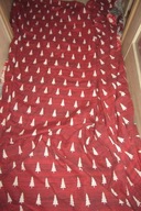 PIĘKNA POSZWA DWUSTRONNA SWIĄTECZNA 200X196 W CHOINKI