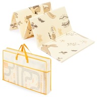 MATA PIANKOWA DWUSTRONNA SKŁADANA XPE 180x120 CM DLA DZIECI BEZPIECZNA