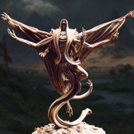 Exelian the Forbidden - DM Stash - figurka RPG DnD D&D - druk 3D 14K