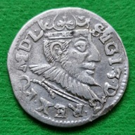 Trojak 1593 Poznań Zygmunt III Waza srebro