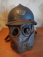 Maska przeciwgazowa M2 Francja pierwsza wojna WW1 antyk kolekcja militaria