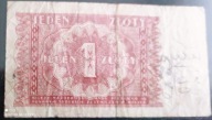 Banknot 1 zł. 1946 serii brak stan -III