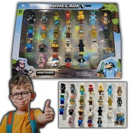 MINECRAFT FIGURKI 24 SZTUKI + DODATKI - PREZENT DLA DZIECKA FANA GRACZA