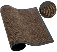 CHŁONNA MATA WYCIERACZKA POD DRZWI WEJŚCIOWA DO BUTÓW BRĄZOWA 90X150