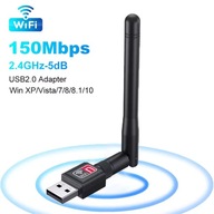 Mini USB WiFi Adapter 150Mbps 2.4GHz Bezprzewodowa Karta Sieciowa 802.11n