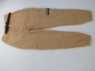 bawełniane spodnie jogger cargo BERSHKA r 32