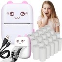 Mini drukarka termiczna DRUKUŚ aparat natychmiastowy 21 rolek papieru