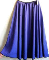 Spódnica cienka tkanina z połowy koła maxi r 38/56
