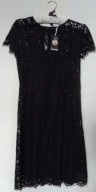 Esmara by Heidi Klum śliczna koronkowa sukienka mała czarna NOWA z metką 36