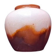 Ceramiczny wazon Fat Lava w formie kuli, Duemler & Breiden, nr 035/15.