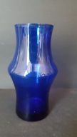 Stary Wazon szkło artystyczne kobalt