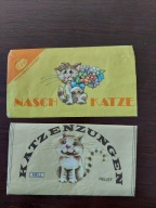 Opakowanie po czekoladzie Thuringer Nasch Katze Katzenzungen