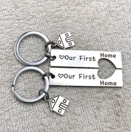 Breloczek breloczki dla pary 2 szt dom prezent
