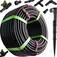 LINIA KROPLUJĄCA ZESTAW 181 ELEMENTÓW KOMPENSACJA NAWODNIENIE OGRÓD 100M