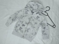 Bluza F&F kaptur rozpinana dinozaury 92 cm #83