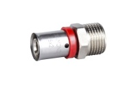 PEX ZŁĄCZKA ZACISKANA 16x3/4 CALA GZ NYPEL ZACISKANY ALUPEX ZAPRASOWYWANA