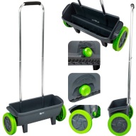 SIEWNIK RĘCZNY 45 cm DO NASION NAWOZU SOLI PIASKU ZIEMI TRAWY CZARNY | RINO