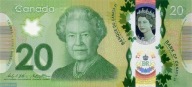 Kanada-20 dolarów P-111 UNC Polimer