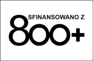 Naklejka na auto Sfinansowano z 800+