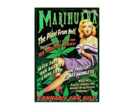 Plakat „Marihuana – The Plant From Hell” – Sensacja w Stylu Vintage