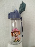Bidon| Butelka 550 ml| Ze słomką| Psi Patrol| Niebieski| Sky'e| AS