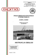 SIPMA Z-224/1, Z-224/2 - instrukcja obsług pras zbierających (2004)
