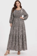 Wesele,Komunia Długa Elegancka Suknia Plus Size