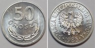 50 gr groszy 1985 MENNICZY st.1 z rolki bankowej PIĘKNE