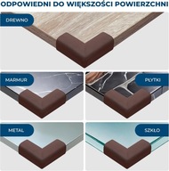 Ochrona narożników dla dzieci zabezpieczenie mebli stołu piankowe 12 szt